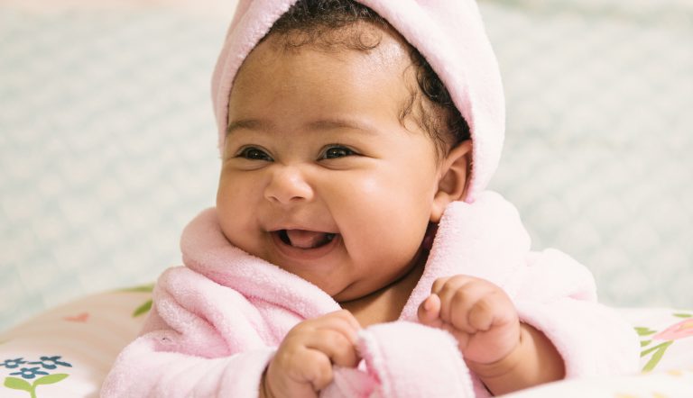 Baby met Engelse meisjesnaam