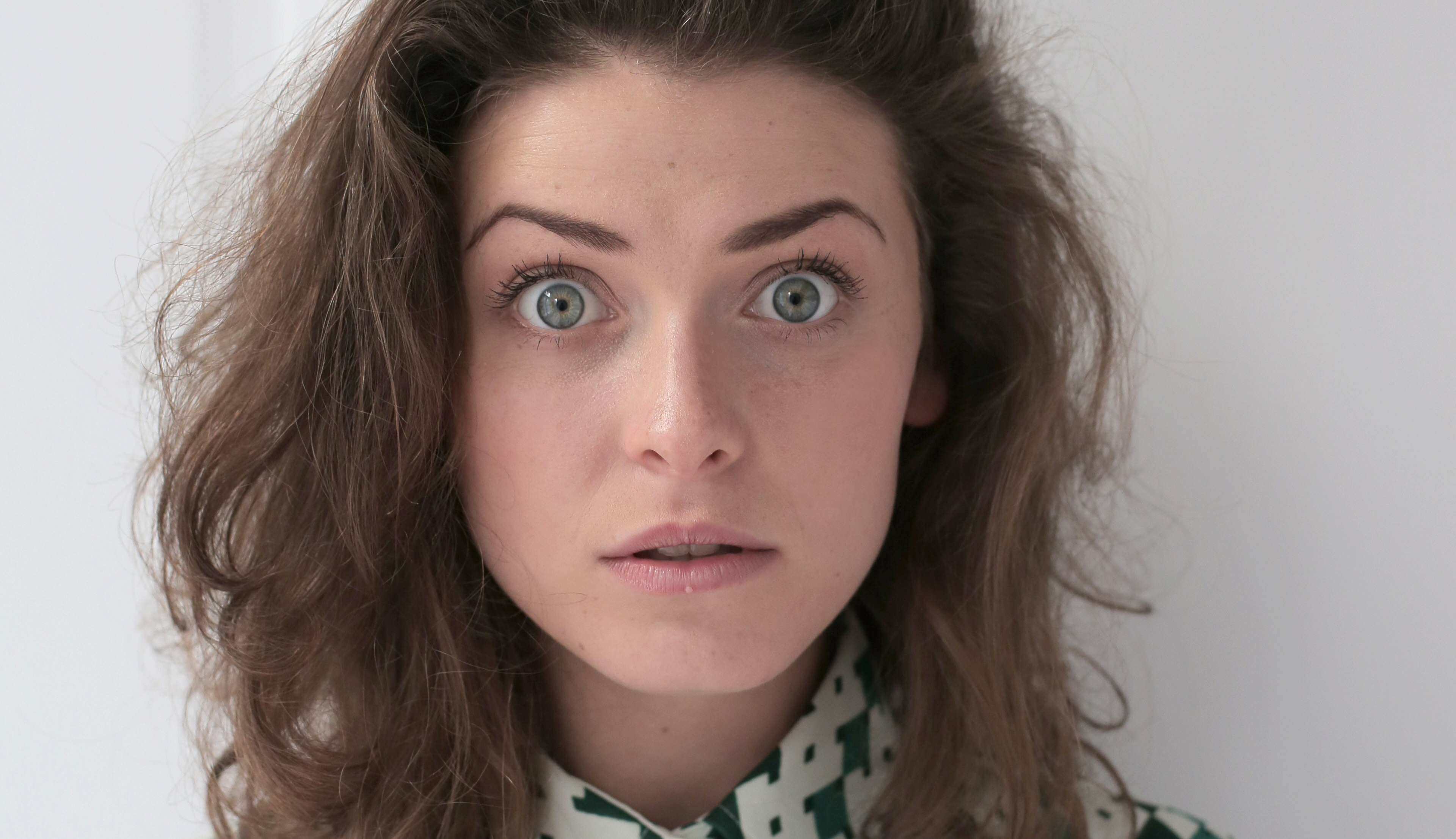 Dame die in de stress is