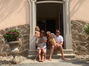 Laura Bouwman en gezin